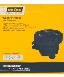 VETUS Heavy Duty Cooling Water Strainer Type 330 For 38mm Hose Connections