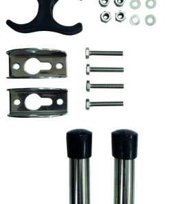 VETUS Folding Stainless Steel Boarding Ladder With 3 Teak Steps