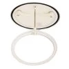 VETUS S-Line Round Hatch 417mm White PC Opal White
