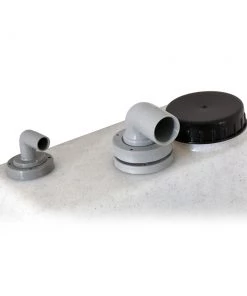 VETUS Bulkhead Mounted Waste Water Tank 25L