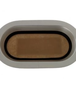 VETUS Heavy Duty Oval Aluminium Porthole With Mosquito Screen 344x198mm