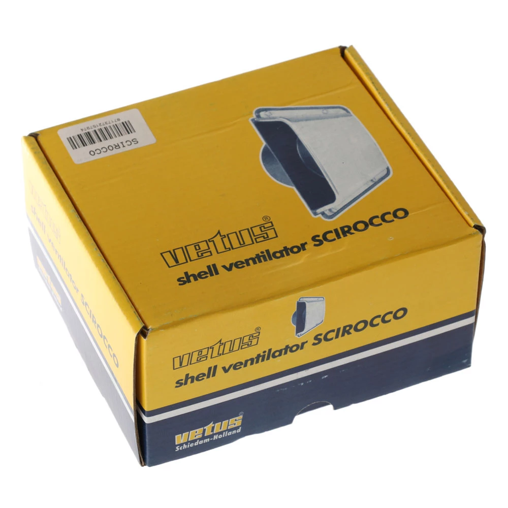 VETUS SCIROCCO Shell Ventilator With Synthetic Baseplate 1 VETUS SCIROCCO Shell Ventilator With Synthetic Baseplate