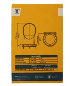VETUS Chinook Silicone Cowl Ventilator With Plastic Deck Ring And Nut 100mm -Cheap VETUS Store 87091 2
