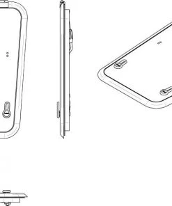 VETUS Altus Deck Hatch Trapezium Model