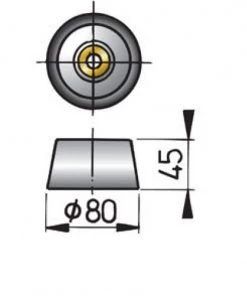 VETUS Aluminium Hull Anode