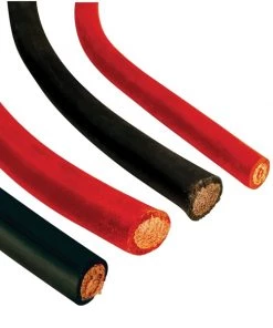 VETUS Battery Cable Black PVC Cover - Per Metre