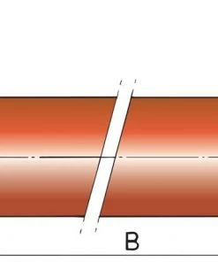 VETUS Steel Stern Tube With Cutlass Bearing 35 Mm Length 1000 Mm