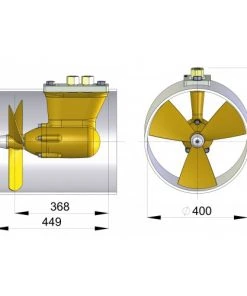 VETUS Hydraulic Bow Thruster 410kgf With 22kw Hydro Motor