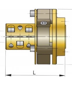 VETUS Bullflex 32 Flexible Coupling Shaft 60mm
