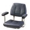 VETUS Skipper Classic Helm Seat With Arm Rests Blue