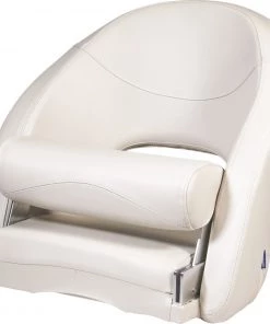 VETUS Lieutenant Helm Seat With Flip Up Squab White