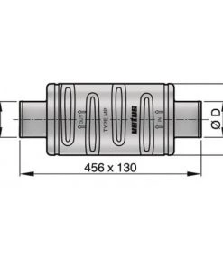 VETUS Plastic Muffler -Cheap VETUS Store dempmp100 1