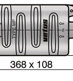 VETUS Muffler MP40 40mm