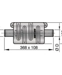 VETUS Plastic Muffler -Cheap VETUS Store dempmp50 1