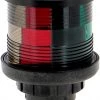 VETUS Tricolour Light Base Mounted With Black Coloured Housing Bulb Excl