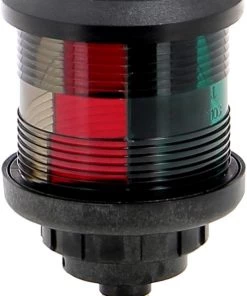 VETUS Tricolour Light Base Mounted With Black Coloured Housing Bulb Excl