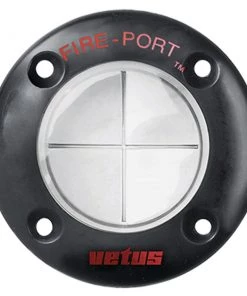 VETUS Fireport For Engine Compartment With Black Finishing Ring