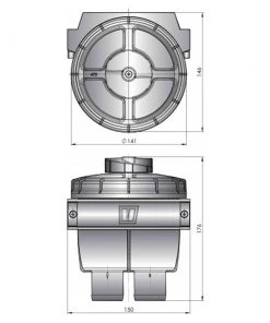 VETUS FTR470 Cooling Water Strainer For 15.9mm Hose Connections