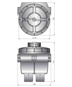 VETUS FTR470 Cooling Water Strainer For 38.1mm Hose Connections