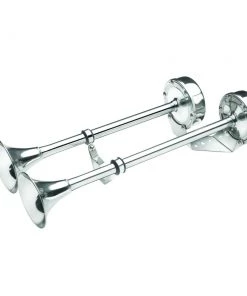 VETUS Double Trumpet Horn 24 V Stainless Steel Set High Pitch And Low Pitch