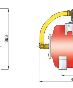 VETUS Pressurized Water System 12 Volt With 19 Litre Tank