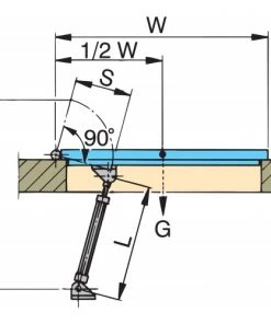 VETUS Electro-Hydraulic Lifting System 500mm 12V 125kgf