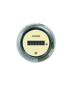 VETUS HOURCN Hour Counter Cream 12/24V 52mm