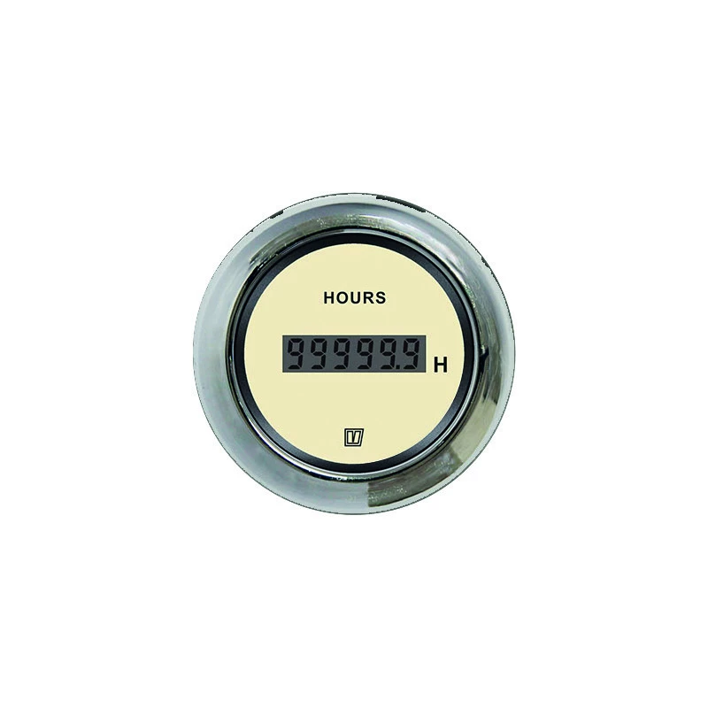 VETUS HOURCN Hour Counter Cream 12/24V 52mm 1 VETUS HOURCN Hour Counter Cream 12/24V 52mm