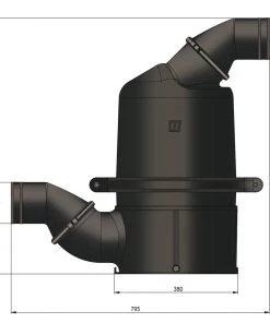 VETUS Waterlock High Performance 127 In/Out