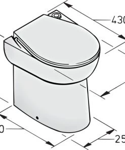 VETUS Electric Toilet WCS2 120V 60Hz