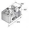 VETUS Waste Water Tank System 42L With 24V Pump And Sensor