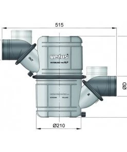 VETUS Type NLP Heavy Duty Rotatable Waterlock/Muffler -Cheap VETUS Store image 746