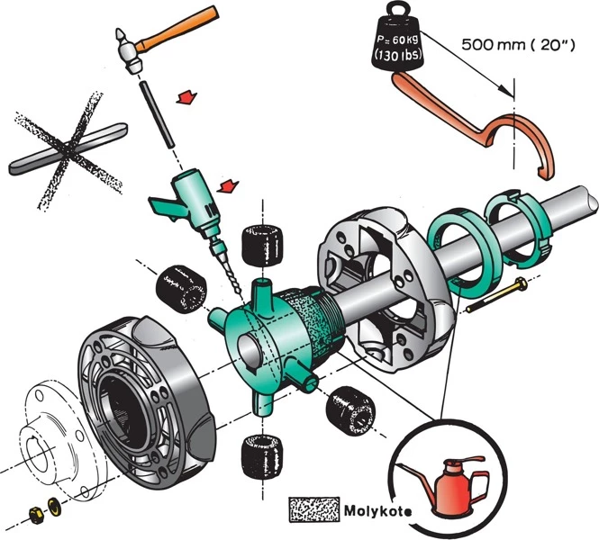 VETUS Type 6 Flexible Coupling 4 VETUS Type 6 Flexible Coupling - Image 4