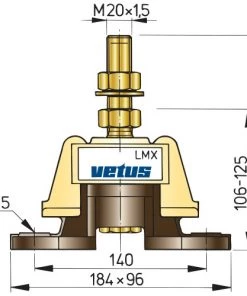 VETUS LMX Flexible Engine Mount