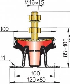 VETUS Hydraulic Engine Mounting