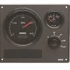 VETUS Engine Instrument Panel Type MP22, 12V 2 White Instruments 0-4000 Rpm