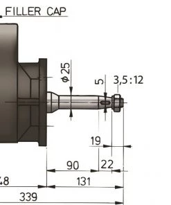 VETUS Pump Hydraulic Helm Pump MTP089 18mm