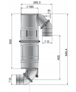 VETUS NLPG Muffler/Gooseneck -Cheap VETUS Store nlpg60 1