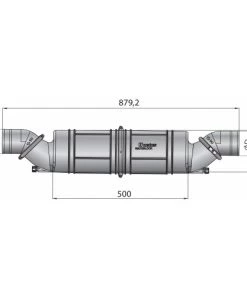 VETUS NLPH Horizontal Waterlock/Muffler