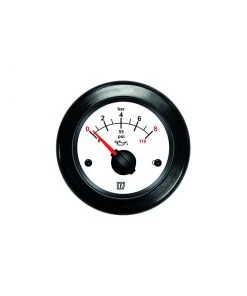 VETUS Oil Pressure Gauge White 12/24V 52mm White