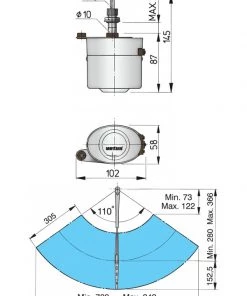 VETUS Wiper Motor Set Incl Arm And Blade 12V -Cheap VETUS Store orw12set 6