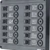 VETUS Switch Panel Type P12 With 12 Circuit Breakers