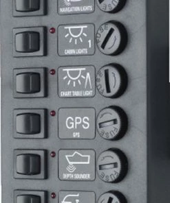 VETUS Switch Panel Type P6 With 6 Fuses 5 VETUS Switch Panel Type P6 With 6 Fuses -Cheap VETUS Store p6f24 1 2