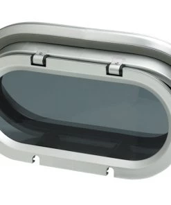 VETUS Heavy Duty Oval Aluminium Porthole With Mosquito Screen