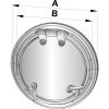 VETUS Heavy Duty Round Aluminium Porthole Incl Mosquito Screen