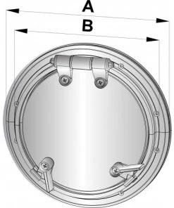 VETUS Heavy Duty Round Aluminium Porthole Incl Mosquito Screen -Cheap VETUS Store pw211 1