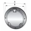 VETUS PWS31 Round Stainless Steel Porthole Incl Mosquito Screen