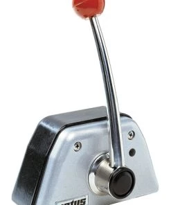 VETUS Top Mount Single Lever Remote Control With Black/Grey Aluminium Housing