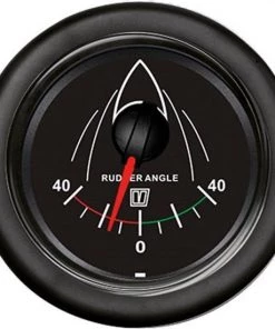 VETUS RUDDB Rudder Position Indicator Black 12/24v 52mm