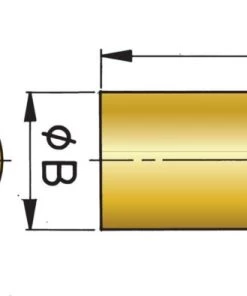 VETUS Rubber Bearing 80mm Phenolic Shell